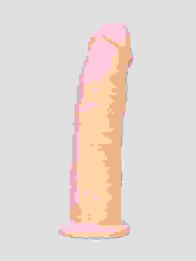 SILEXD Girthy Dual Density Realistic Silicone Dildo 9 Inch, Flesh Pink, hi-res